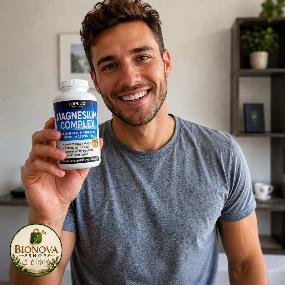 Magnesium Complex 8-en-1 - Sueño Profundo y Energía(90 Cápsulas)