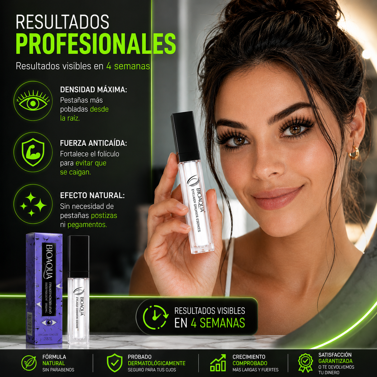 Serum Bioaqua Para Pestañas: Oferta 2x1