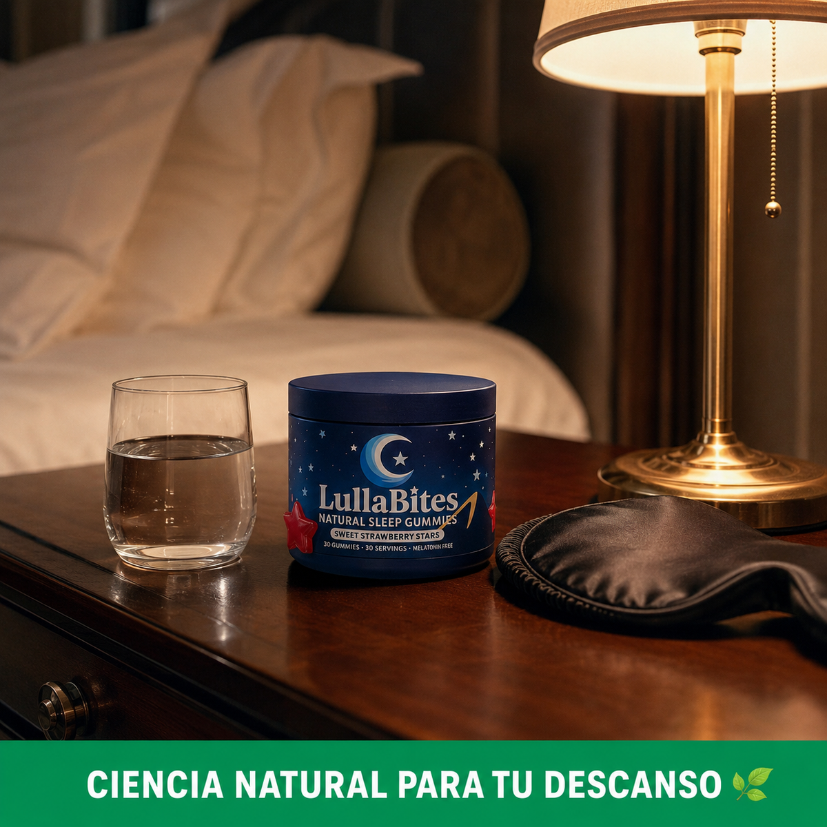 LULLABITES™: DUERME PROFUNDO Y DESPIERTA COMO NUEVO (SIN MELATONINA) ✨🌙