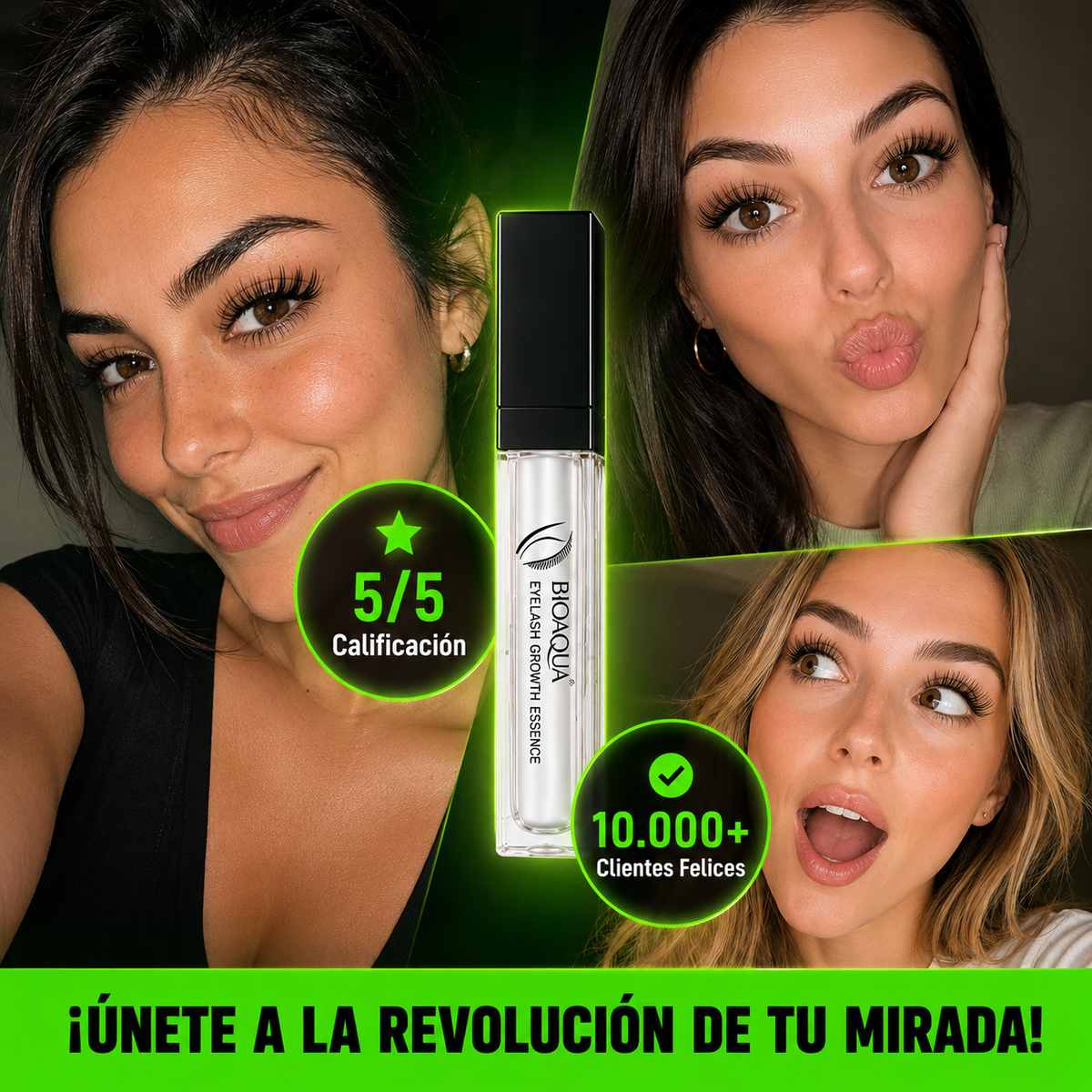 Serum Bioaqua Para Pestañas: Oferta 2x1