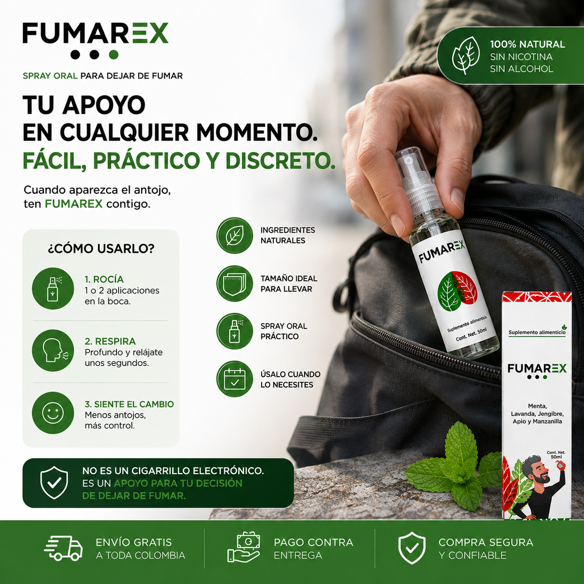 Fumarex ™ Original: Tu mejor apoyo para dejar de fumar