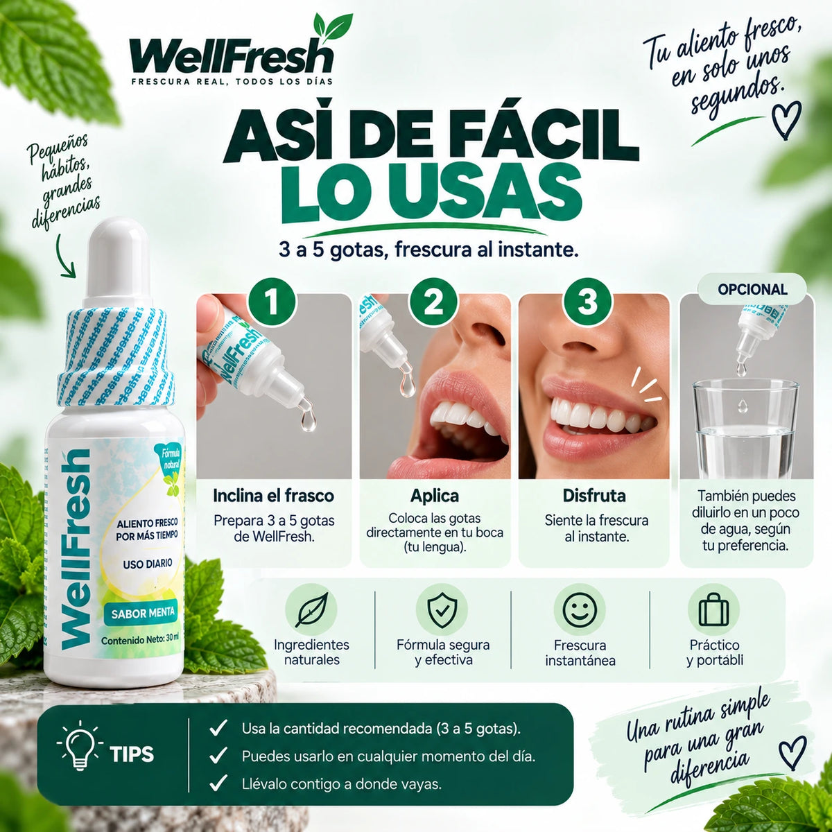 WellFresh™ Aliento Fresco Donde Quieras