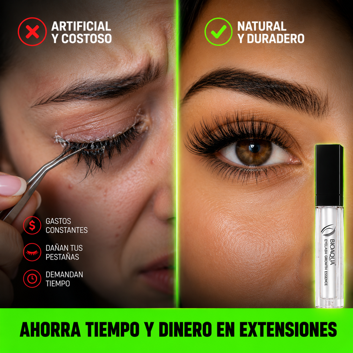 Serum Bioaqua Para Pestañas: Oferta 2x1