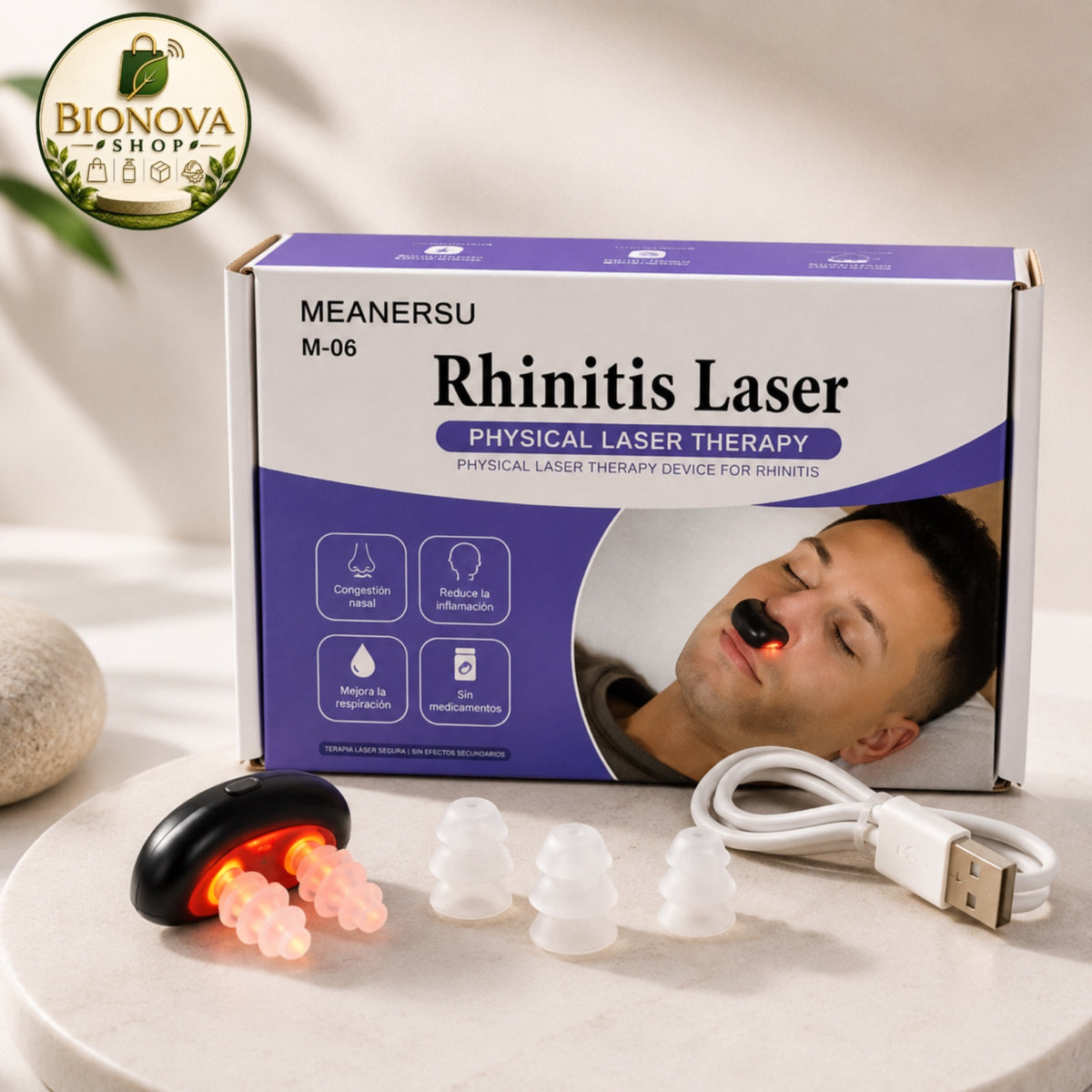 Terapia Nasal Láser ORIGINAL™ : Respira mejor sin una sola Pastilla