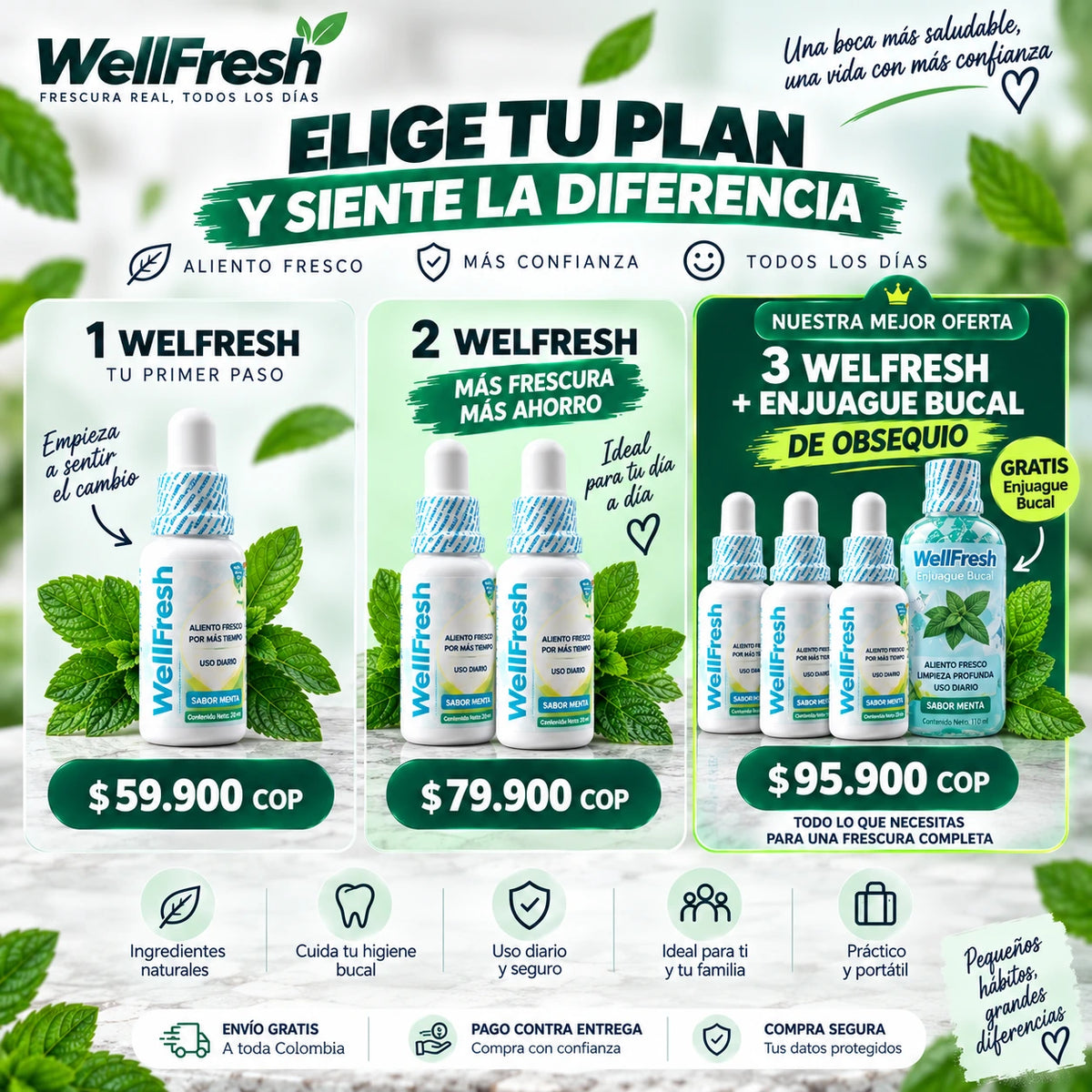 WellFresh™ Aliento Fresco Donde Quieras
