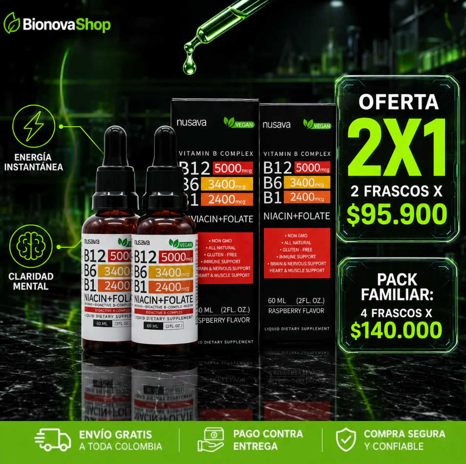 Vitamina B12 Suplemento Líquido: Energía Celular