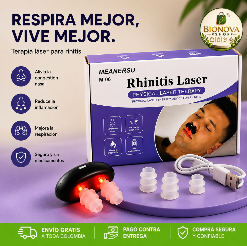 Terapia Nasal Láser ORIGINAL™ : Respira mejor sin una sola Pastilla