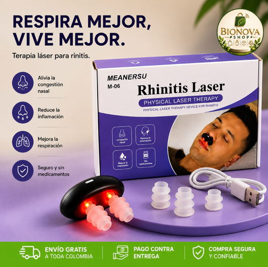Terapia Nasal Láser ORIGINAL™ : Respira mejor sin una sola Pastilla